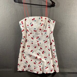 women cotton babydoll Dress‎ 4 Cherry Mini rockabilly pin up 50s cherries